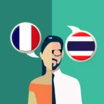 french-thai translator android application logo